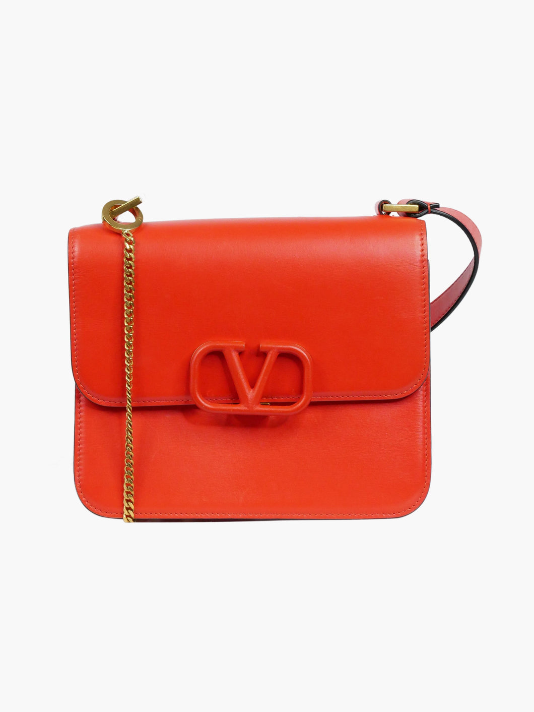 Valentino pre-owned orange V Logo cross-body bag