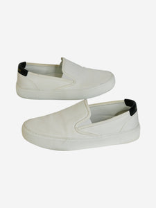 Saint Laurent White Venice slip-on shoes - size EU 37.5