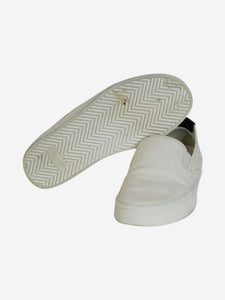 Saint Laurent White Venice slip-on shoes - size EU 37.5