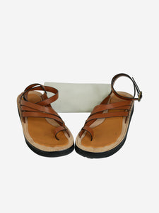 Loewe Brown chunky sandals - size EU 41