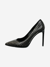 Load image into Gallery viewer, Black studded pointed toe heels - size EU 41.5 Heels Saint Laurent 
