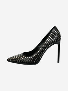 Saint Laurent Black studded pointed toe heels - size EU 41.5