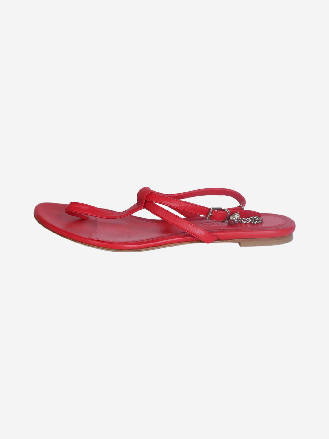 Red Flat strappy sandals - size EU 40 Flat Sandals Alexander McQueen 