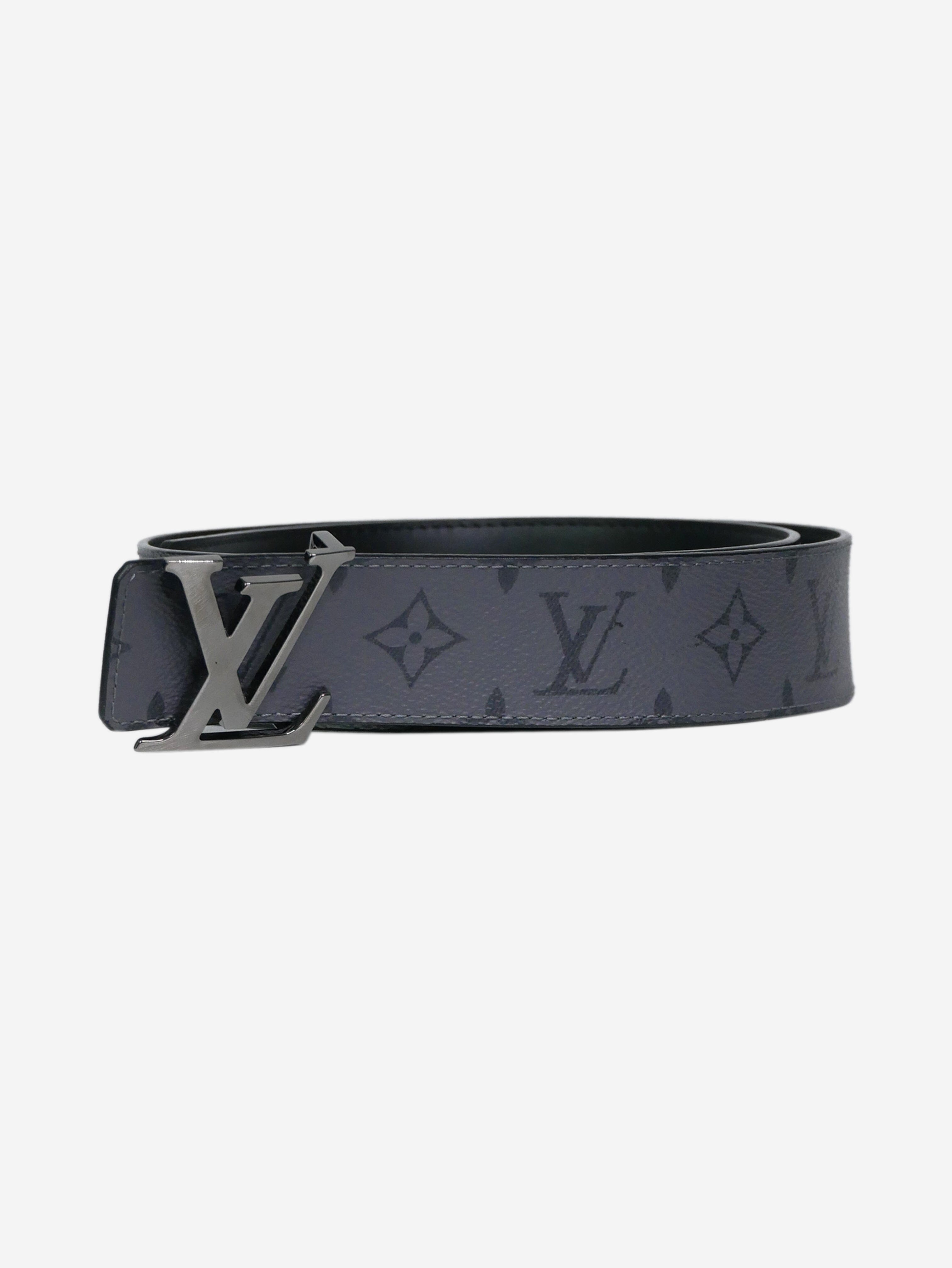 Grey pre-owned Louis Vuitton Monogram belt