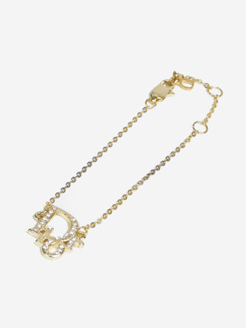 Gold logo bracelet Jewellery Christian Dior 