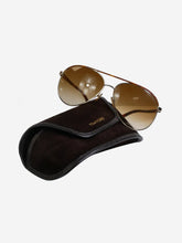 Load image into Gallery viewer, Brown aviator sunglasses Sunglasses Tom Ford 
