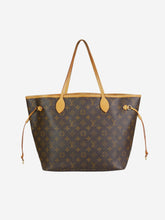 Load image into Gallery viewer, Brown 2011 Monogram Neverfull MM tote bag Tote Bags Louis Vuitton 
