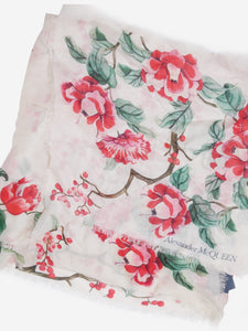 Alexander McQueen Multicolour  floral scarf