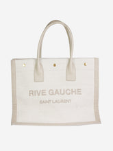 Load image into Gallery viewer, Neutral 2022 Rive Gauche small tote bag Tote Bags Saint Laurent 
