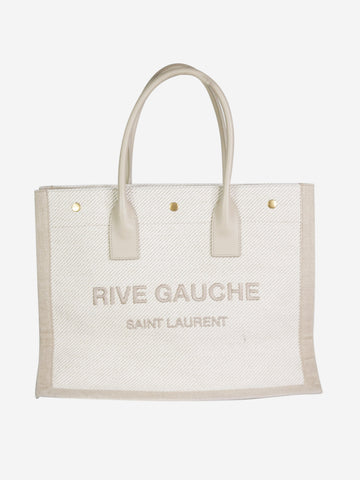 Neutral 2022 Rive Gauche small tote bag Tote Bags Saint Laurent 