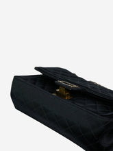 Load image into Gallery viewer, Black medium 2009-2010 2.55 gold hardware flap bag Shoulder bags Chanel 
