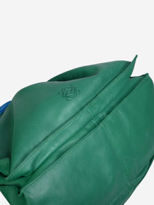 Loewe Green Flamenco leather shoulder bag