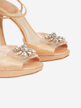 Load image into Gallery viewer, Pink bejewelled detail open-toe high heel sandals Heels Christian Dior 
