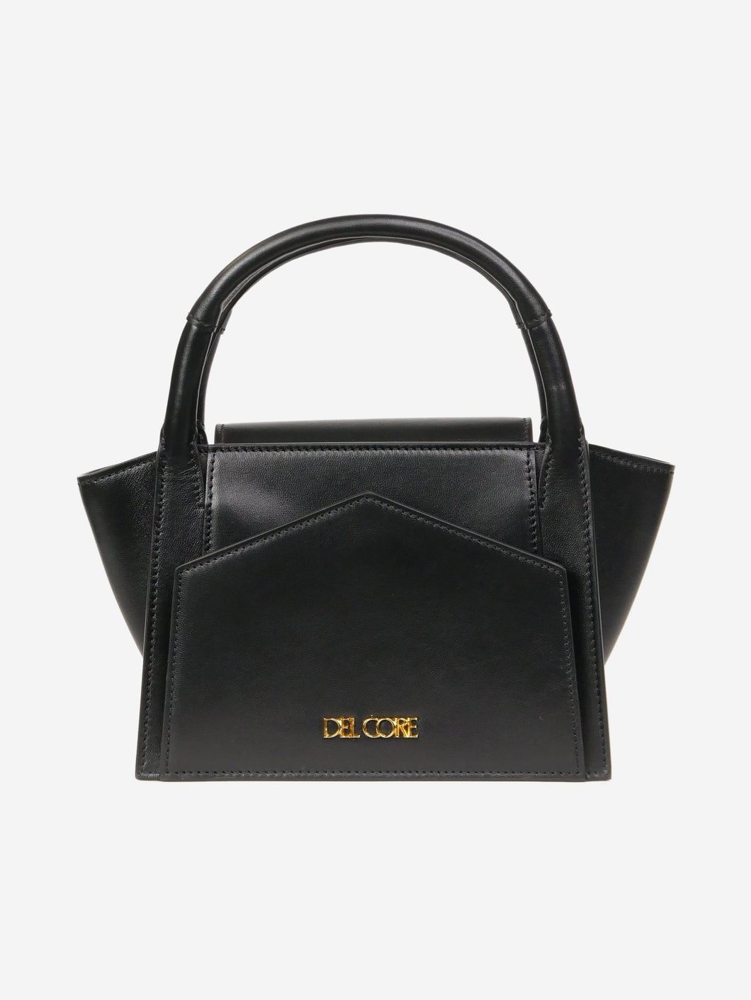 Black leather crossbody bag Cross-body bags Del Core 