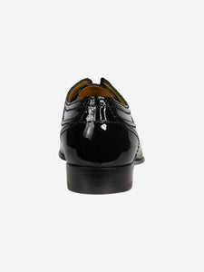 Lanvin Black patent Derby shoes - size EU 39