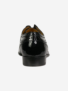 Lanvin Black patent Derby shoes - size EU 39