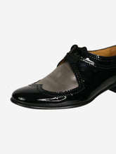 Load image into Gallery viewer, Black patent Derby shoes Flat Shoes Lanvin 
