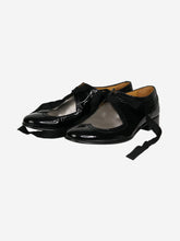 Load image into Gallery viewer, Black patent Derby shoes Flat Shoes Lanvin 
