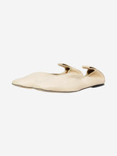 Load image into Gallery viewer, Cream leather ballet flats Flat Shoes ATP Atelier 
