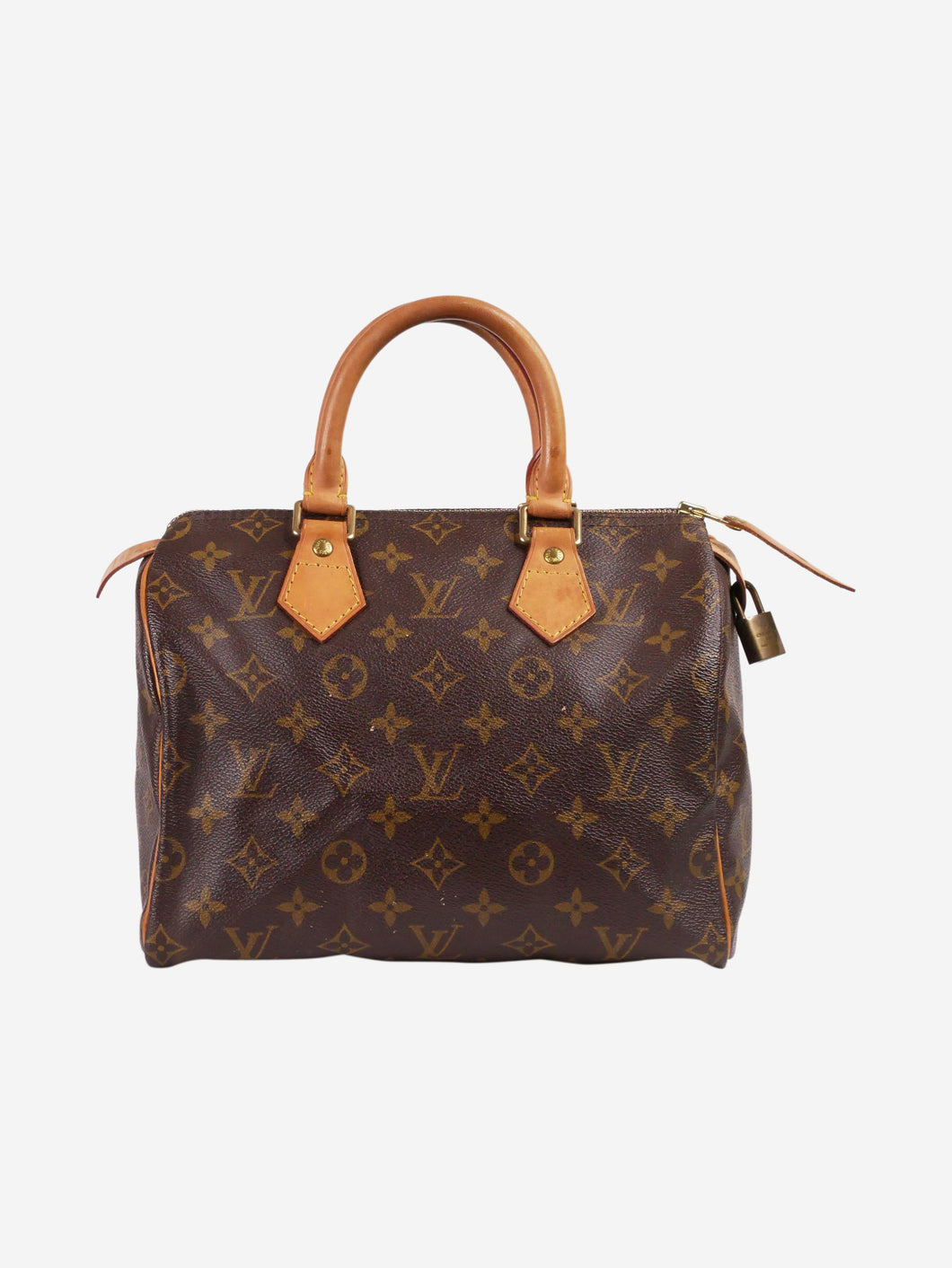 Brown 2002 vintage Monogram Speedy 25 bag Top Handle Bags Louis Vuitton 