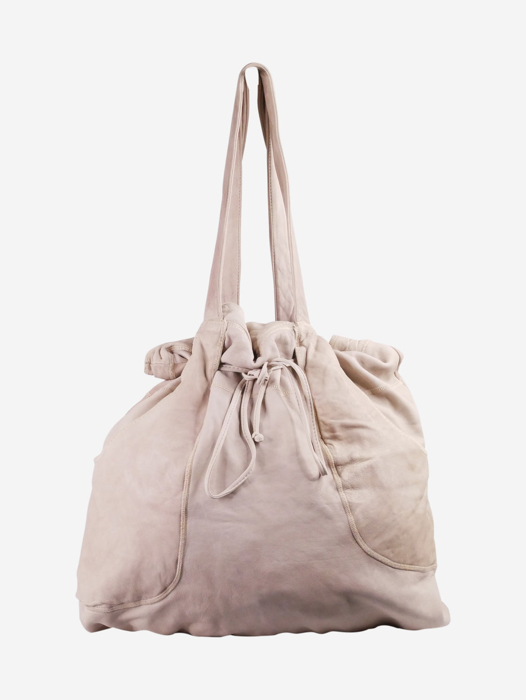 Cream leather tote bag Tote Bags Marni 