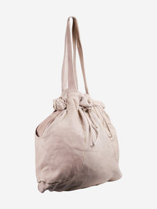 Marni Cream leather tote bag
