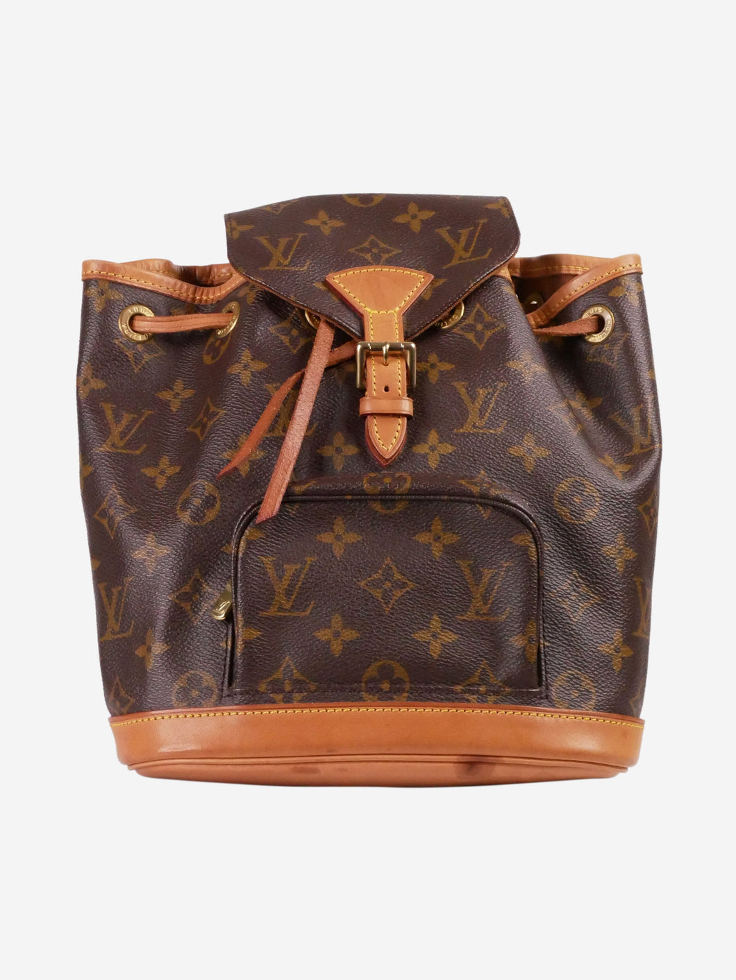 Louis Vuitton Backpack Montsouris Monogram Mini Brown in Coated  Canvas/Leather with Gold-tone - US