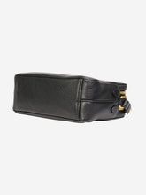 Load image into Gallery viewer, Black leather small vintage 1994-1996 Diana gold hardware flap bag Shoulder bags Chanel 
