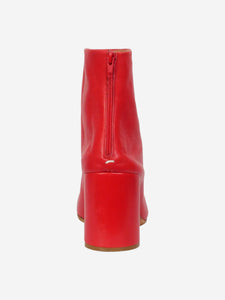 Maison Margiela Red leather ankle boots - size EU 39
