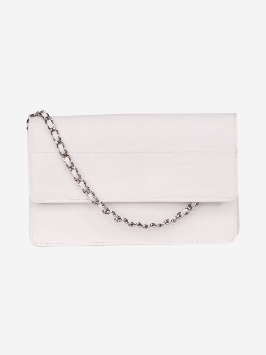 White 2005-2006 quilted wallet-on-chain bag Cross-body bags Chanel 