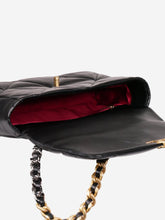 Load image into Gallery viewer, Black vintage 1994-1996 quilted gold hardware 19 shoulder bag Shoulder Bag Chanel 
