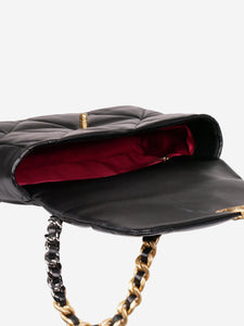 Chanel Black 2020 quilted gold hardware 19 shoulder bag
