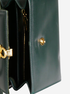 Launer Green Judi top handle bag