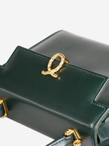 Launer Green Judi top handle bag