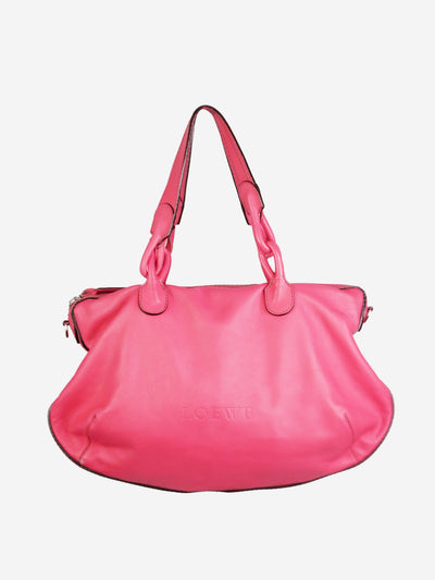 Pink leather shoulder bag Shoulder bags Loewe 