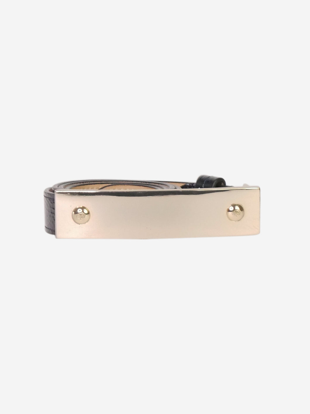 Blue patent belt Belts Mulberry 