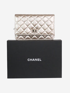 Chanel Gold lambskin 2020 gold hardware 2.55 Wallet On Chain