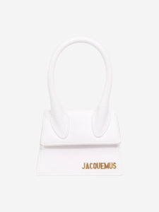 Jacquemus Jacquemus White Chiquito leather cross-body bag - size