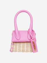 Load image into Gallery viewer, Pink mini pink wicker Chiquito bag Cross-body bags Jacquemus 
