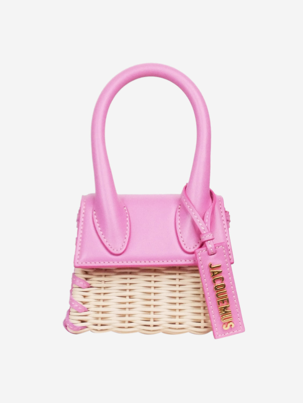 Pink mini pink wicker Chiquito bag Cross-body bags Jacquemus 