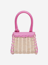 Load image into Gallery viewer, Pink mini pink wicker Chiquito bag Cross-body bags Jacquemus 
