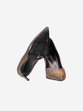 Load image into Gallery viewer, Silver glittered point-toe heels - size EU 39.5 (UK 6.5) Heels Saint Laurent 

