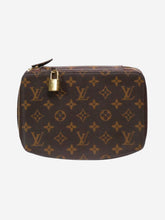 Load image into Gallery viewer, Brown monogram zipped jewellry box Jewellery Louis Vuitton 
