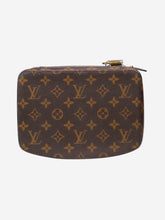 Load image into Gallery viewer, Brown monogram zipped jewellry box Jewellery Louis Vuitton 
