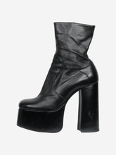 Load image into Gallery viewer, Black high platform boots - size EU 37.5 Boots Saint Laurent 
