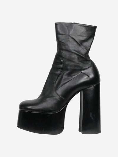 Black high platform boots - size EU 37.5 Boots Saint Laurent 