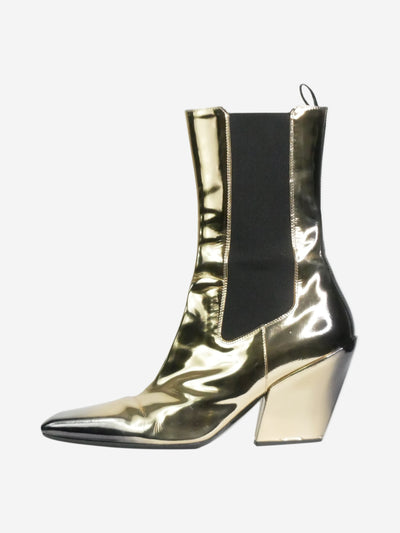 Gold Calzature Donna metallic ombre ankle boots - size EU 39 (UK 6) Boots Prada 
