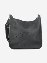 Load image into Gallery viewer, Black 2018 GM Togo leather silver hardware Evelyn Cross-body bags Hermes 
