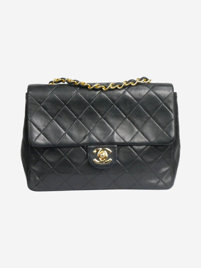 Black vintage 2003-2004 clutch bag with CC logo clasp closure Clutch bags Chanel 