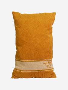 Hermes Orange Yatching uni beach pillow